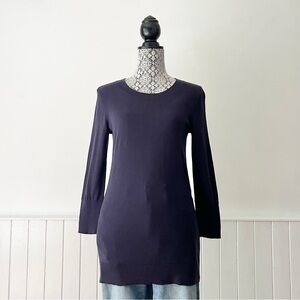 Gap Crewneck 3/4 Sleeve Tunic Sweater Size M